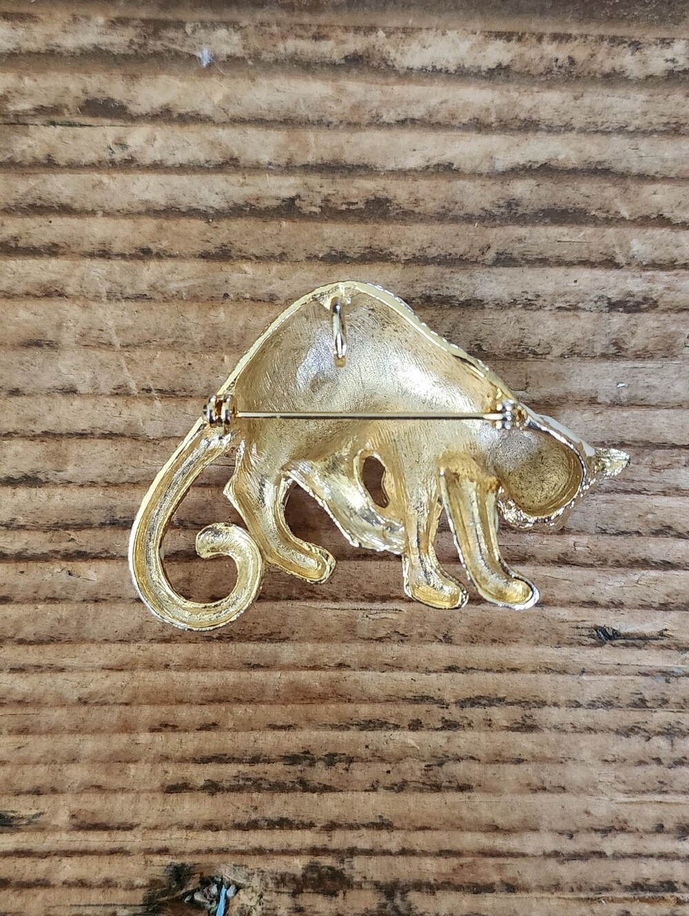 Gold Cat Brooch Pin for Small Pets Lovers - Decorative Accessory